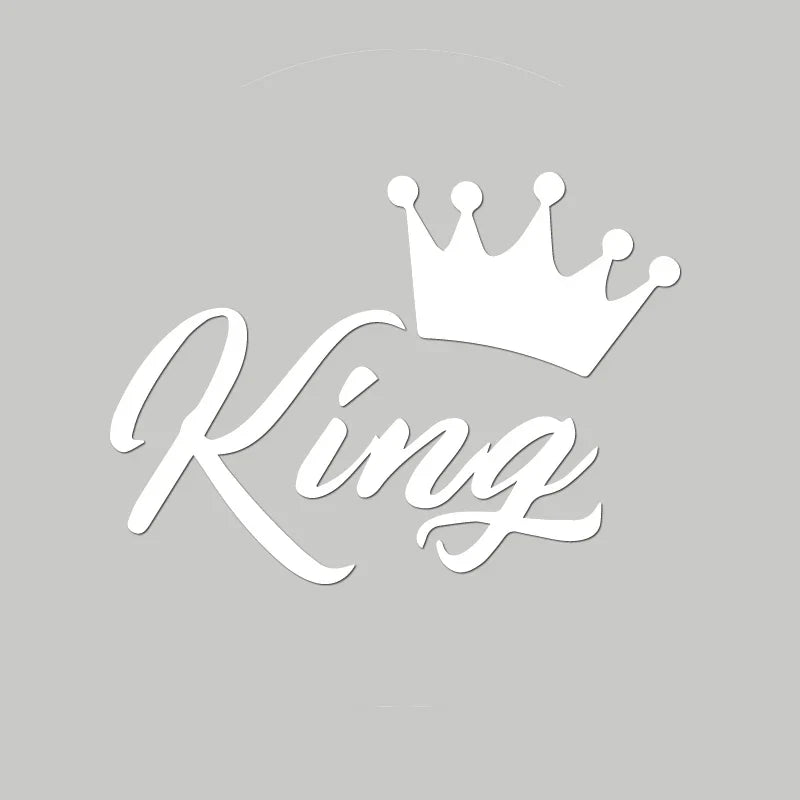 CROWN KING Car Stickers, Fashion Waterproof Vinyl Decal Auto Sticker Car Styling Decoration Accessories (ONLINE ORDER ONLY)