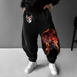 Demon Slayer Anime Men Sweatpants Y2K Streetwear (ONLINE ORDER ONLY)