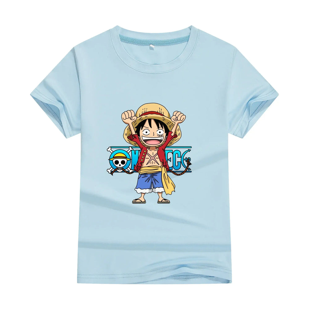 One Piece Anime Cotton T-shirt Cute Unisex Summer Top (ONLINE ORDER ONLY)