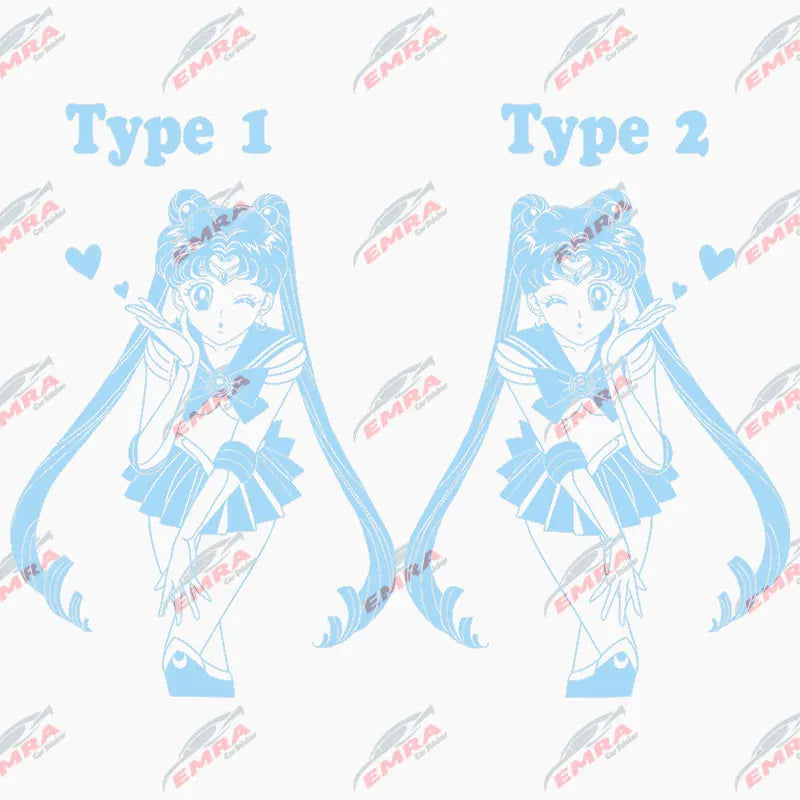 Anime Sticker For Car Sticker Maiden Whole Body Decoration External Accessories Waterproof  PVC Vinyl Decals (ONLINE ORDER ONLY)