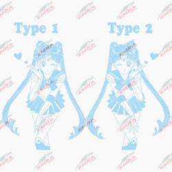 Anime Sticker For Car Sticker Maiden Whole Body Decoration External Accessories Waterproof  PVC Vinyl Decals (ONLINE ORDER ONLY)