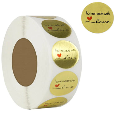 100-500pcs Golden Thank You Sticker For Parents Friends Round Style Tag Labels For Business Bag Envelope Seal Reward Gift (ONLINE ORDER ONLY)
