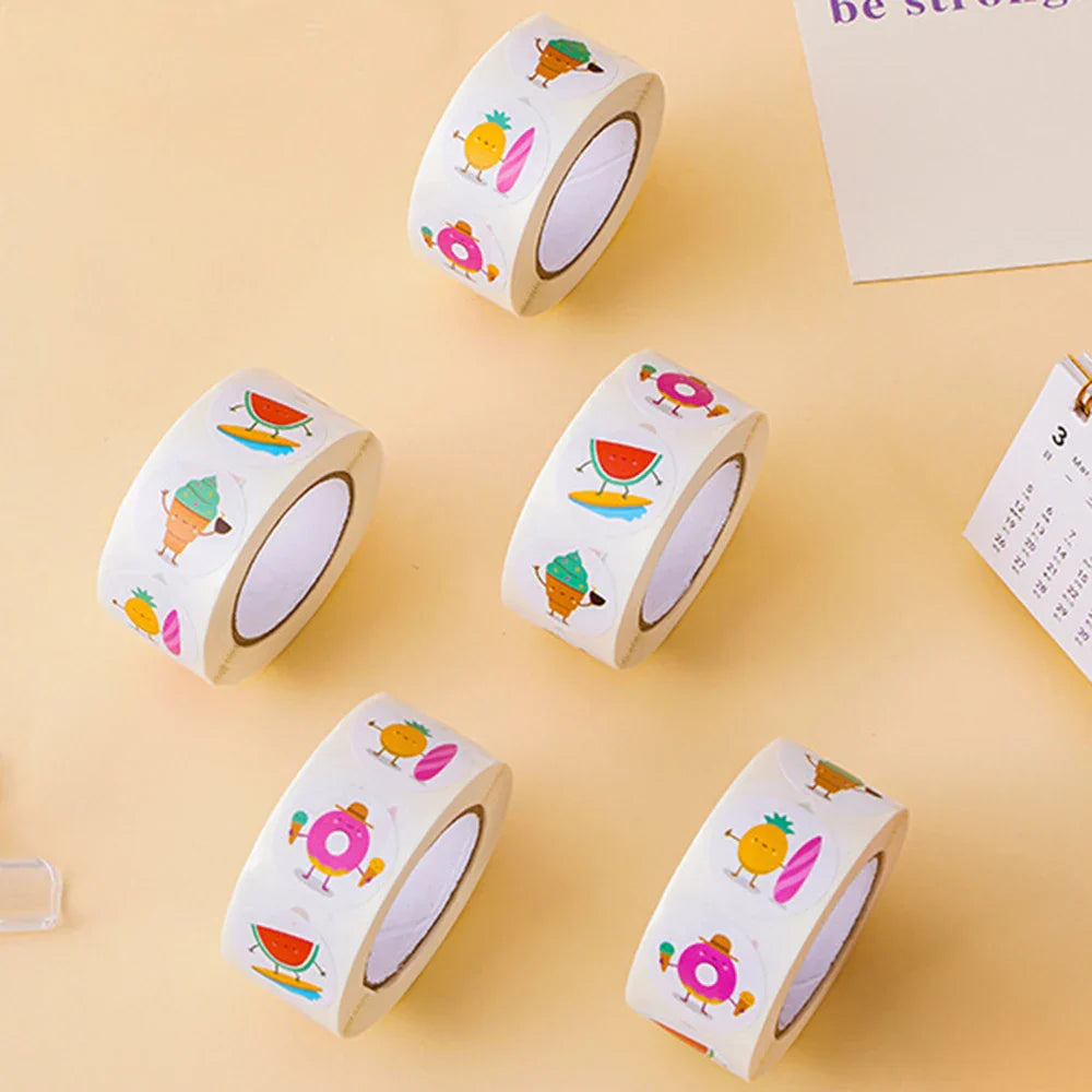 100-500pcs Cute Reward Stickers Cartoon Motivational Stickers for School Teacher Kids Student Stationery Stickers Kids 1inch (ONLINE ORDER ONLY)