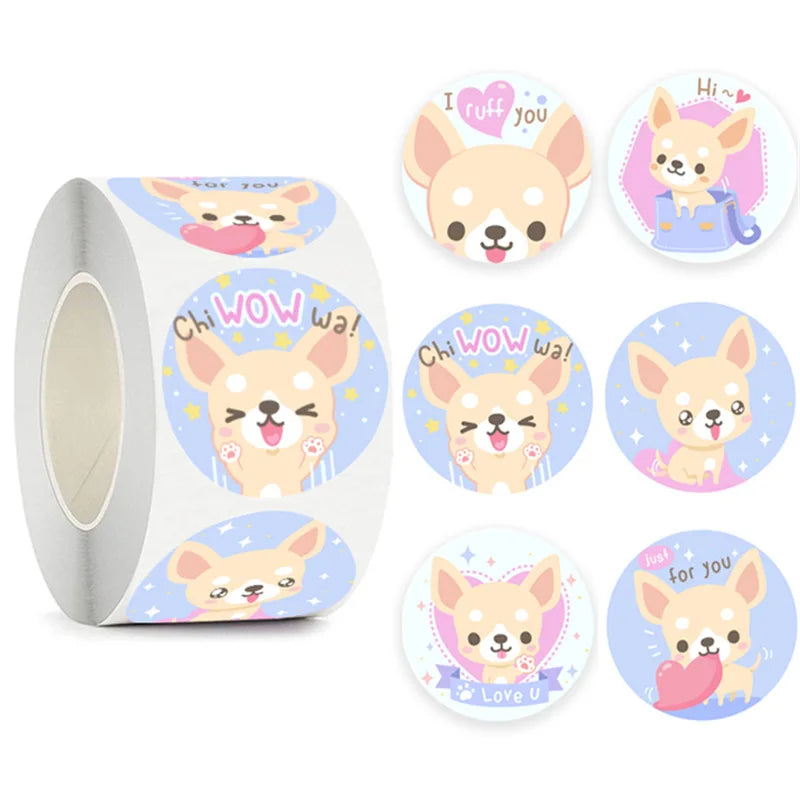 100-500pcs Cartoon Animal Reward Stickers for Kids Cute Gift Decor Stickers Labels School Encourage Children Stationery Stickers (Online Order Only)