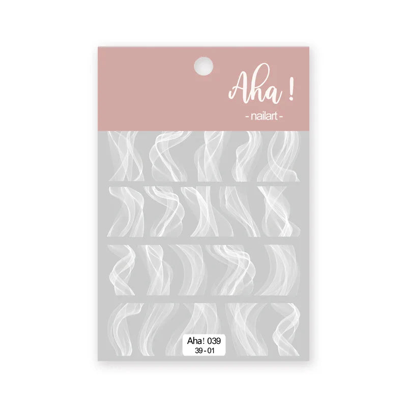 1pc 3D Cloud Moon Design Nail Art Stickers Ultra Thin Self Adhesive Nail Art Decals White Clouds Nail Art Decoration Supplies *N (Online Order Only)
