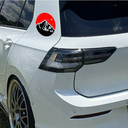 Snow Mountain Stickers,mountain&sky with stars,High quality for cars trucks motorcycles &laptops! (ONLINE ORDER ONLY)