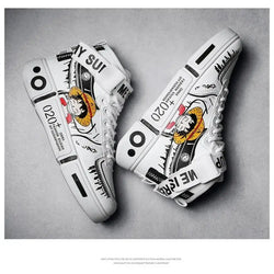 One Piece Luffy High Top Shoes Zoro Anime Sneakers (ONLINE ORDER ONLY)