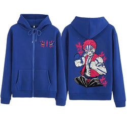 Demon Slayer Akaza Hoodie Infinity Castle Zipper (ONLINE ORDER ONLY)