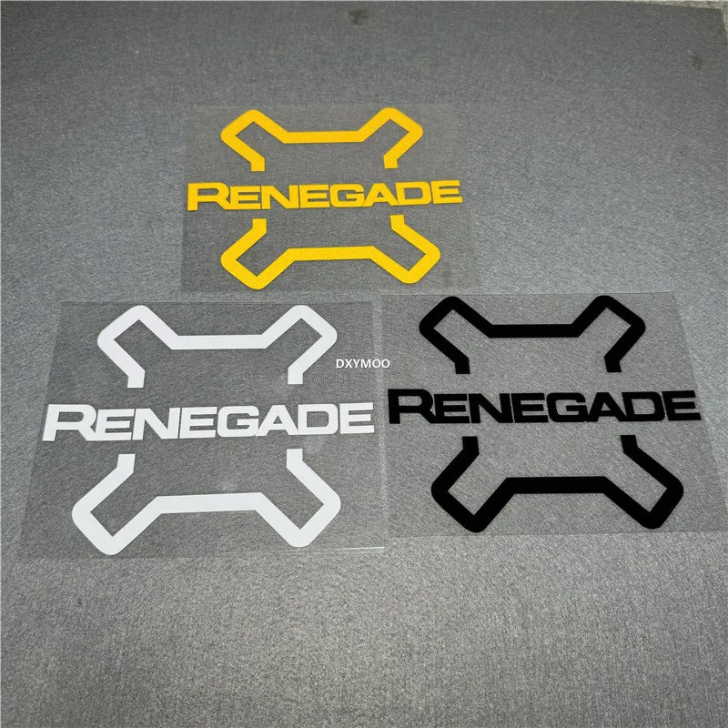 Car Stickers for JEEP Renegade Decal Off Road Adventure Auto Fuel Tank Body Window Vinyl Text Decoration Applique (ONLINE ORDER ONLY)