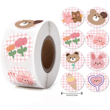 100-500pcs Cartoon Reward Sticker for Children Encouragement Sealing Labels Kids Gifts Decorative Teacher Supplies Sticker (ONLINE ORDER ONLY)
