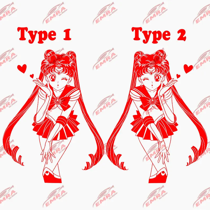 Anime Sticker For Car Sticker Maiden Whole Body Decoration External Accessories Waterproof  PVC Vinyl Decals (ONLINE ORDER ONLY)