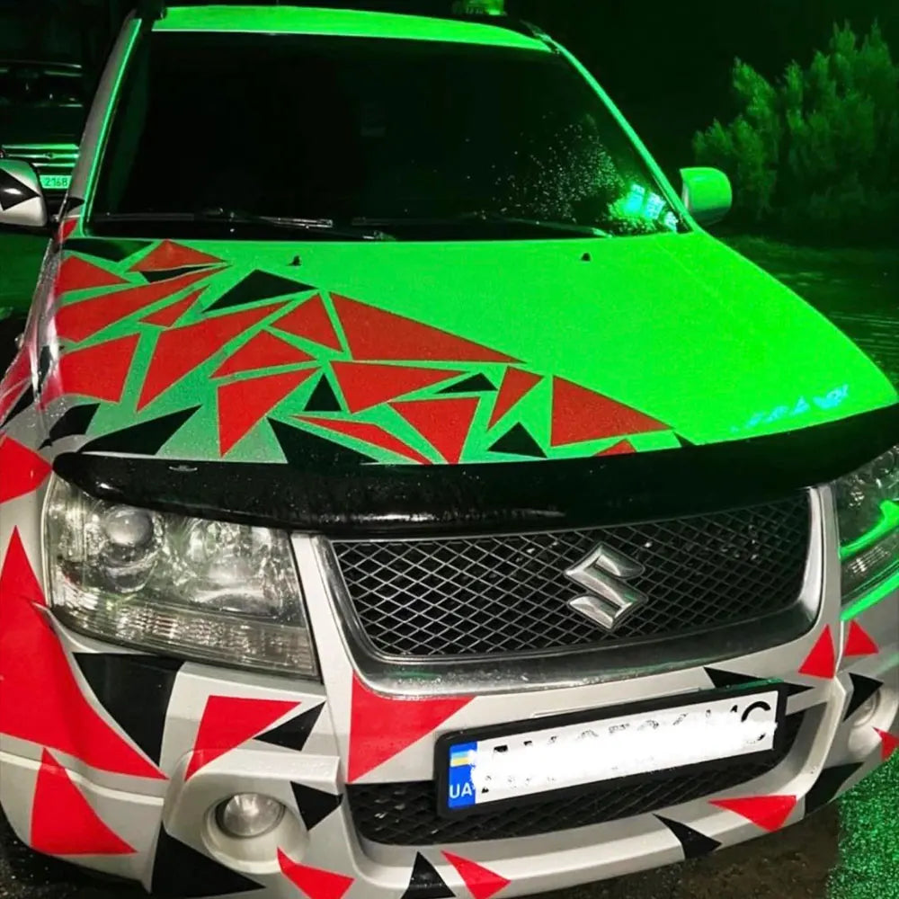 102PCS Angular Shape Sticker For Car Accessories Decoration Side Camouflage Kit Wrap Camo Tuning Styling Waterproof Vinyl Decals (ONLINE ORDER ONLY)