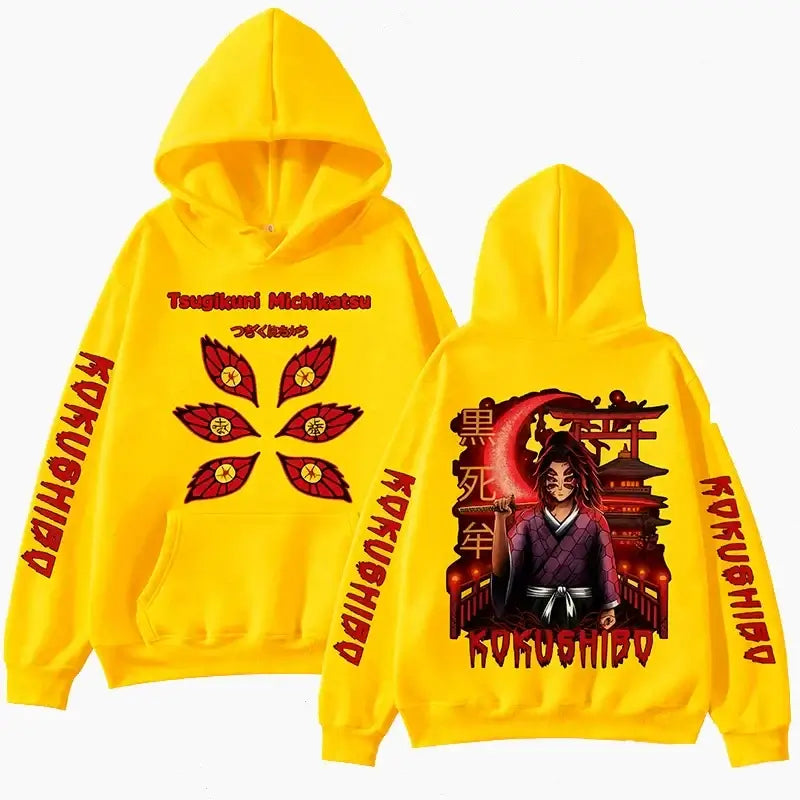 Demon Slayer Hoodie: Harajuku Fleece Streetwear Pullover (ONLINE ORDER ONLY)