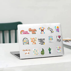 50Pcs ABA Colourful Good Day Stickers For Laptop Luggage Scrapbook Skateboard Guitar Phone Stickers Aesthetic Graffiti Decals (ONLINE ORDER ONLY)