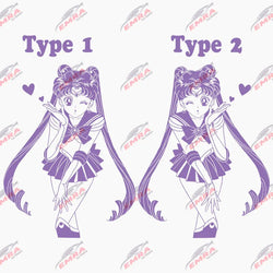 Anime Sticker For Car Sticker Maiden Whole Body Decoration External Accessories Waterproof  PVC Vinyl Decals (ONLINE ORDER ONLY)