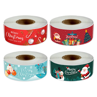 120pcs Christmas Snowman Adhesive Labels Stickers Gift Name Tags Merry Christmas Sticker Present Seal Decals Package Supplies (ONLINE ORDER ONLY)
