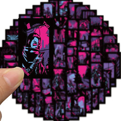 10/30/72PCS Dark Tarot Cards Purple Cool Stickers Decoration For Phone Laptop Notebook Skateboard Bike Car Wall Decals Toys Gift (ONLINE ORDER ONLY)