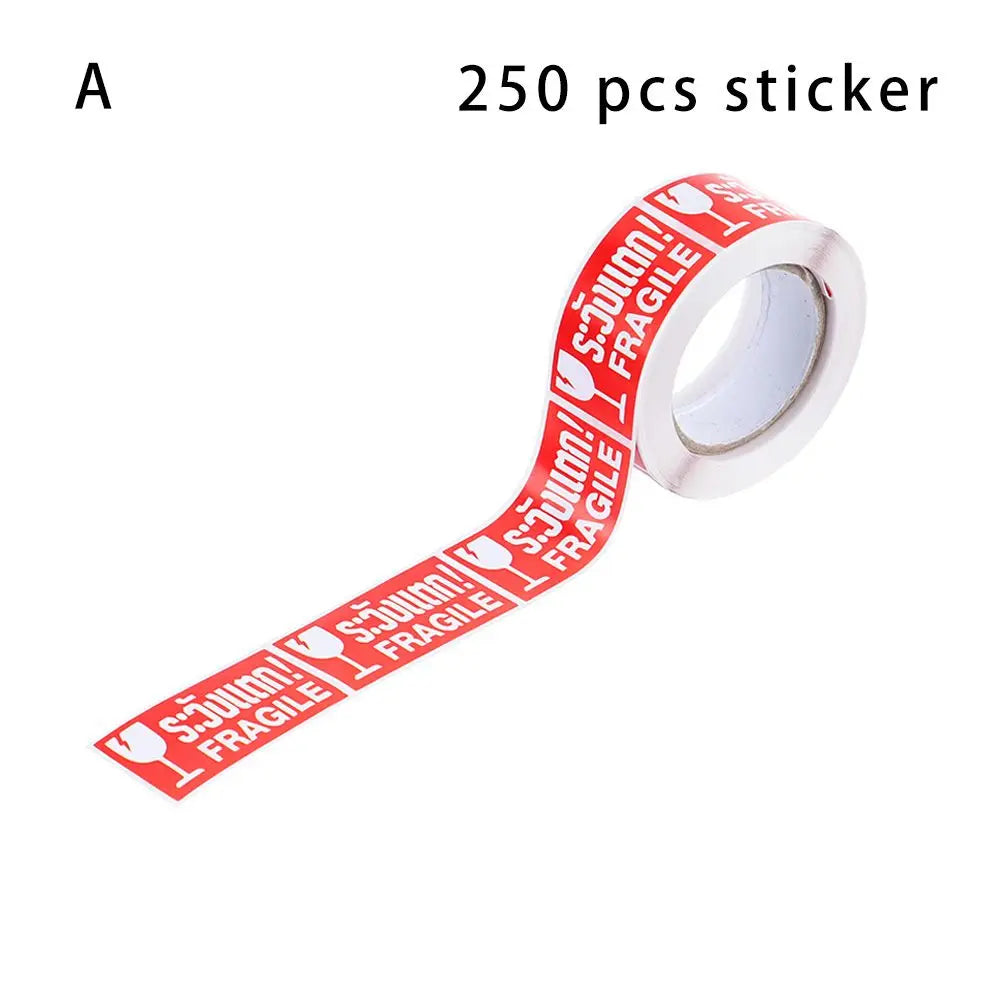 250Pcs/roll  Fragile Warning Label Stickers Please Handle With Care Keep Goods Care Shipping Express Adhesive Special Label (ONLINE ORDER ONLY)