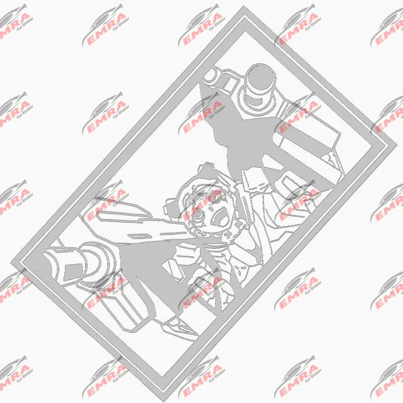 Lolicon Car Sticker Window Decoration Anime Beautiful Girl Stickers Laptop Computer Auto Parts Die Cutti Vinyl Decal (ONLINE ORDER ONLY)