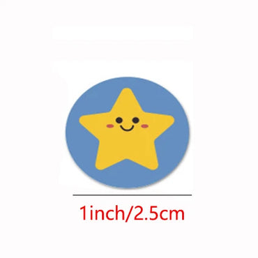 100-500pcs Children's Cartoon Animal Stickers Baby Stickers Kindergarten Inspirational Little Red Flower Reward Stickers (ONLINE ORDER ONLY)