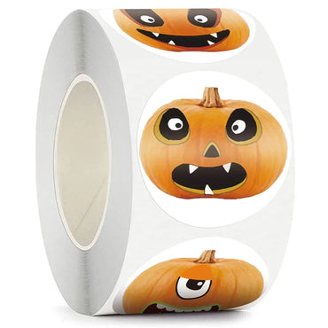 100-500pcs Halloween pumpkin stickers Halloween Party Gifts Stickers Pumpkin for Halloween party description (Online Order Only)