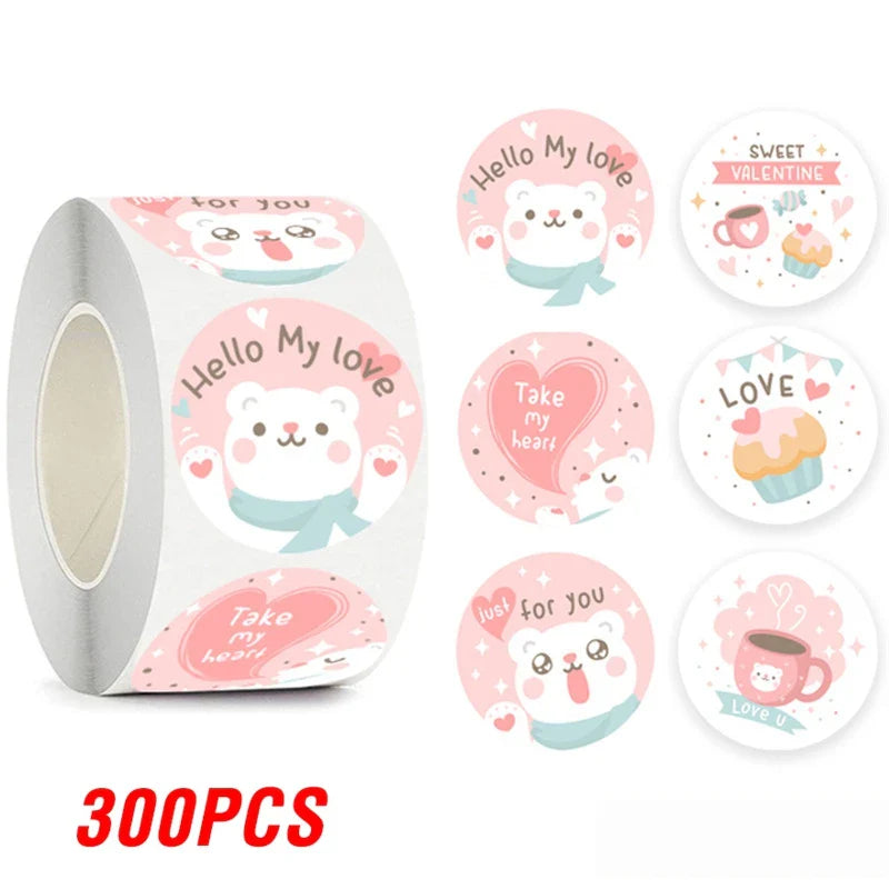 100-500pcs Cute Reward Stickers for Kids Children Kindergarten School Encouragement Students Games Toy Animals Stationery Labels (ONLINE ORDER ONLY)