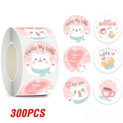 100-500pcs Cute Reward Stickers for Kids Children Kindergarten School Encouragement Students Games Toy Animals Stationery Labels (ONLINE ORDER ONLY)