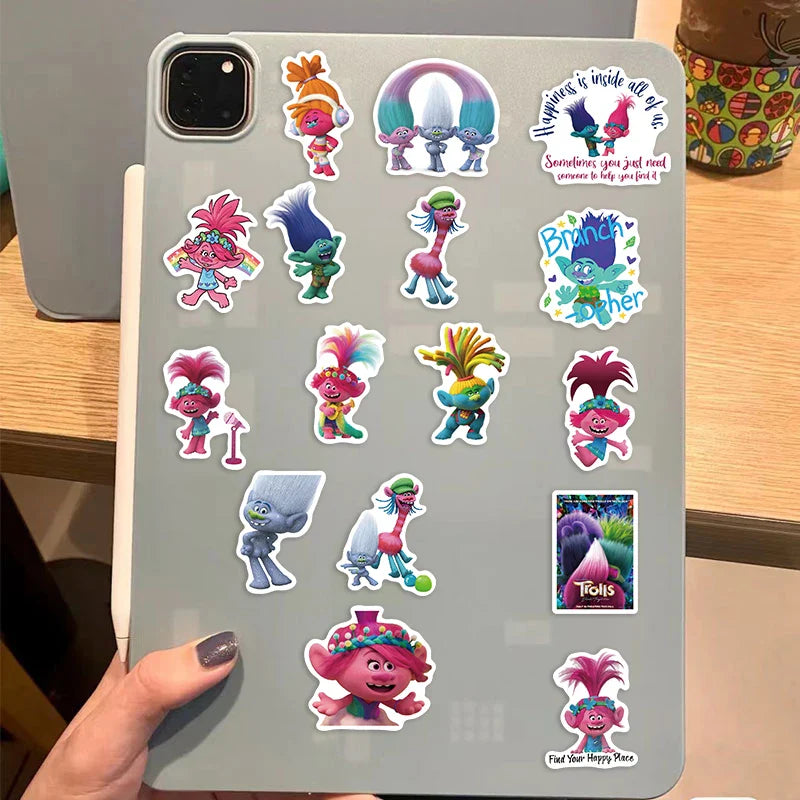 50pcs Retro Magic Genie Stickers For DIY Suitcase Water Bottle Phone Laptop Guitar Car Motorcycle Skateboard Vintage Sticker (Online Order Only)