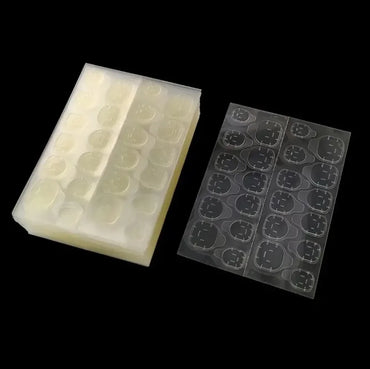 240pcs Nail Jelly Glue Double Sided False Nail Art Adhesive Tape Glue Sticker Fake Nail Glue Super Viscous (Online Order Only)