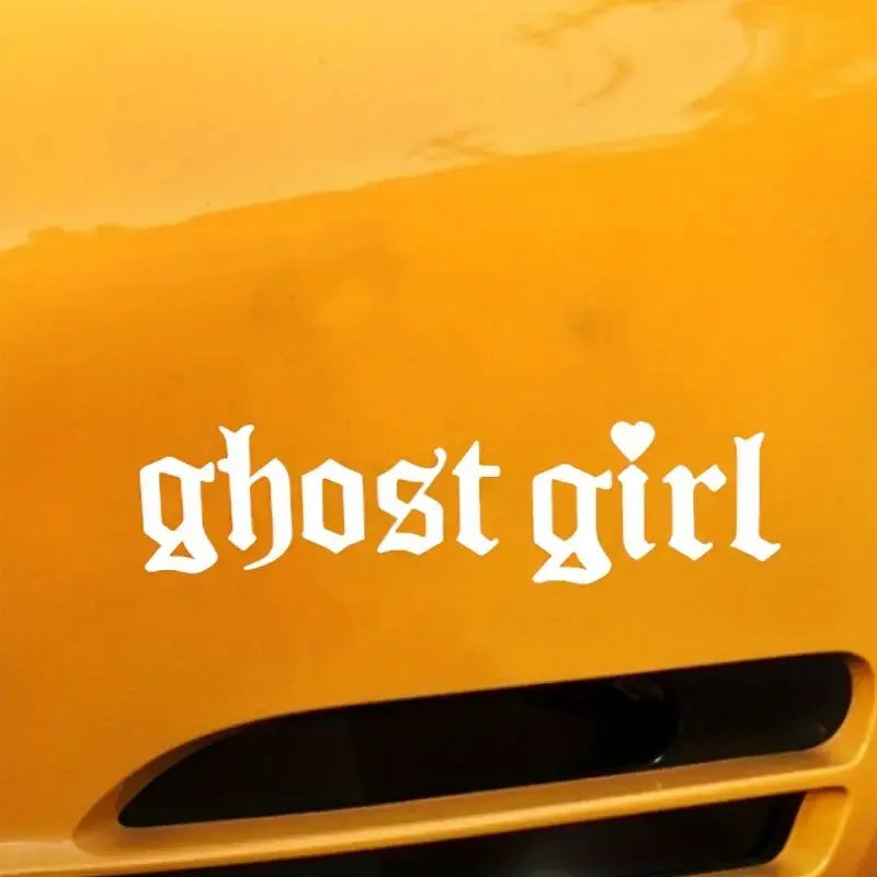 "Ghost Girl" Sticker, Suitable For Windows, Cars, Trucks, Toolboxes, Laptops, MacBooks, For Almost Any Hard, Smooth Surface (ONLINE ORDER ONLY)