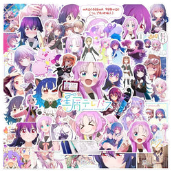 50pcs Anime Stickers for Laptop, Phone, Suitcase, Water Bottle, Scooter, Refrigerator (Online Order Only)