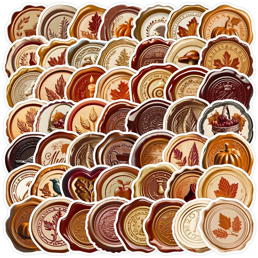 50Pcs Cartoon Nordic Stamp Graffiti Stickers for Helmet Wall DIY Decoration (Online Order Only)