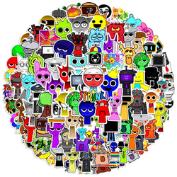 10/50/100PCS Funny Game Incredibox Sprunki Stickers DIY Graffiti Decoration Laptop Luggage Guitar Skateboard Vinyl Decals Toy (ONLINE ORDER ONLY)