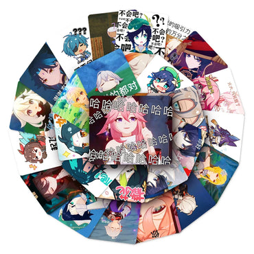 50Pcs Cartoon Waterproof Vinyl Stickers for Skateboard Snowboard Decals (ONLINE ORDER ONLY)