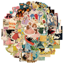 Fairy Tale Stickers Decal Set for Snowboard Laptop Luggage Car Fridge Vinyl (Online Order Only)
