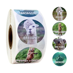 100-500pcs Animals Cartoon Stickers for Kids Toys Sticker Various Cute Designs Pattern School Teacher Reward Sticker (ONLINE ORDER ONLY)