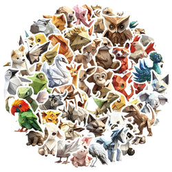 Cartoon Animal Stickers Decal for Laptop Motorcycle Luggage Snowboard Fridge Car (ONLINE ORDER ONLY)