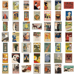 50pcs Old School Art Poster Stickers Classic Sticker For Suitcase Skateboard Laptop Luggage Phone Car Styling DIY Decals (ONLINE ORDER ONLY)