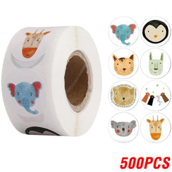 100-500pcs Cartoon Reward Sticker Children Encouragement Sealing Labels Kids Gifts Decorative Teacher Supplies Animal Sticker (ONLINE ORDER ONLY)