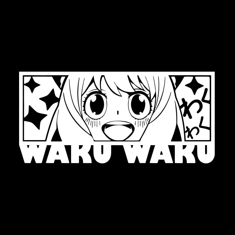 Japanese Anime Car Sticker Window Decoration Anime Star Girl Stickers Laptop Computer External Accessori Die cutting Vinyl Decal (ONLINE ORDER ONLY)