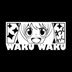 Japanese Anime Car Sticker Window Decoration Anime Star Girl Stickers Laptop Computer External Accessori Die cutting Vinyl Decal (ONLINE ORDER ONLY)