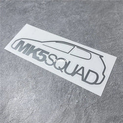 DXYMOO Car Stickers for Vehicle MK5 SQUAD Golf Mk4 R32 GTI Decal Moto Helmet Modified Applique Decoration Vinyl (ONLINE ORDER ONLY)