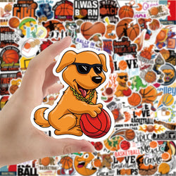 10/30/50PCS New Love Basketball Graffiti Stickers Waterproof Luggage Notebook Skateboard Refrigerator Stickers Wholesale (ONLINE ORDER ONLY)