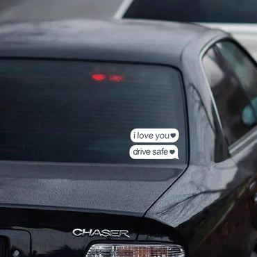 "drive safe"stickers,creative&funny High Quality And Durable Automobiles Exterior Accessories Self-adhesive Decals (ONLINE ORDER ONLY)