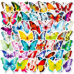 Butterfly Stickers 10/25/50pcs for Scrapbooking, Suitcase, Water Bottle, Phone, Laptop, Guitar Decal (ONLINE ORDER ONLY)