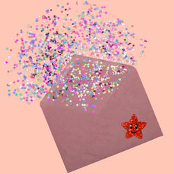 100-500pcs Glitter Star Stickers for Kids School Teacher Reward Sticker Party Decor Small Business Label Scrapbooking Stickers (Online Order Only)