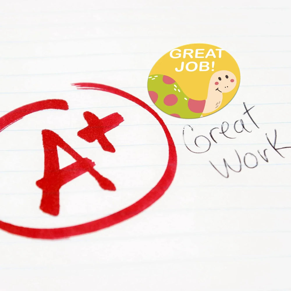 100-500PCS Cute Reward Stickers for School Encouragement 1inch Paper Decoration Teacher Student Family Scrapbooking Stickers (ONLINE ORDER ONLY)