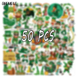 St. Patrick's Day Green Cartoon Stickers - 10/30/50PCS Aesthetic DIY Decals (ONLINE ORDER ONLY)