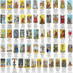 56PCS Vintage Tarot Stickers PVC DIY Laptop Suitcase Guitar Skateboard (ONLINE ORDER ONLY)