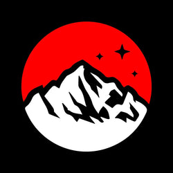 Snow Mountain Stickers,mountain&sky with stars,High quality for cars trucks motorcycles &laptops! (ONLINE ORDER ONLY)